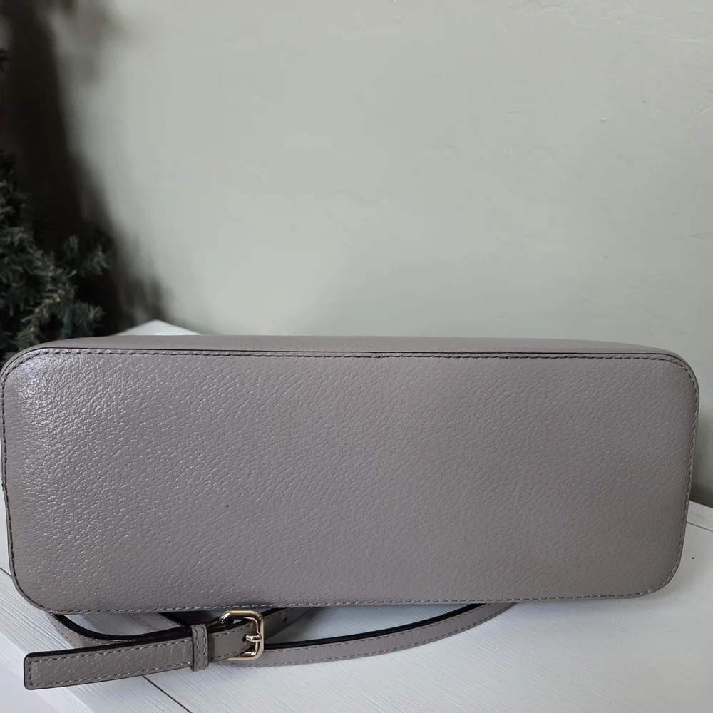 Kate Spade Taupe Leather Satchel
